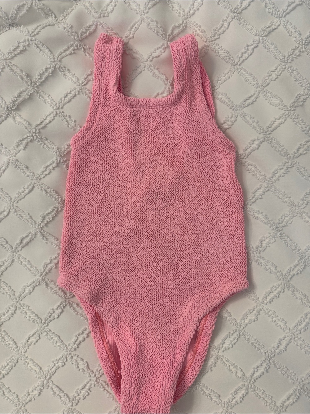 Hunza G Pink Terry One-Piece